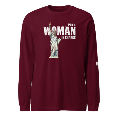 "Put A Woman In Charge" Unisex Long Sleeve Tee - Image 13