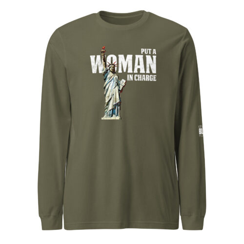 "Put A Woman In Charge" Unisex Long Sleeve Tee - Image 26